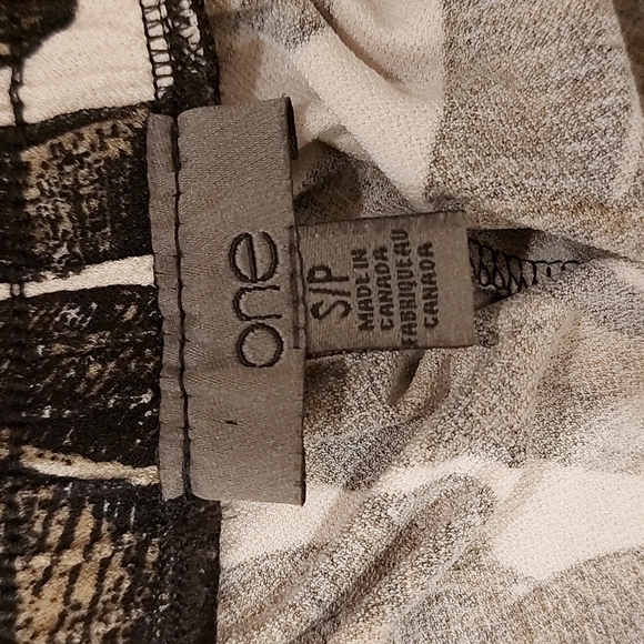 Wide-leg Tropical Print Pants Size S - Picture 5 of 5